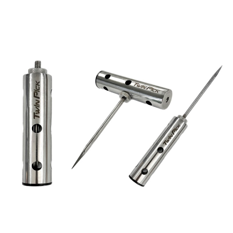 ツインピック No.8140 釣り 2WAY コンパクト収納 氷割り 魚締め フィッシング アウトドア ナカジマ