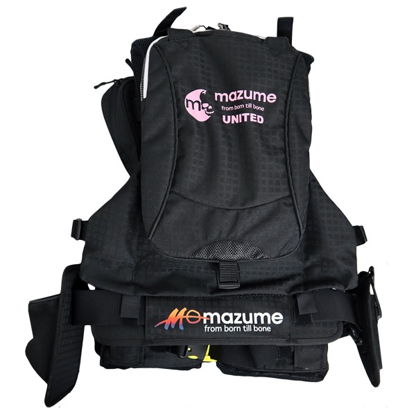 レッドムーンライフジャケット WOMAN&JUNIOR 釣り フィッシング用 フローティングベスト マズメ MAZUME MZLJ-364-01 ブラック 釣り