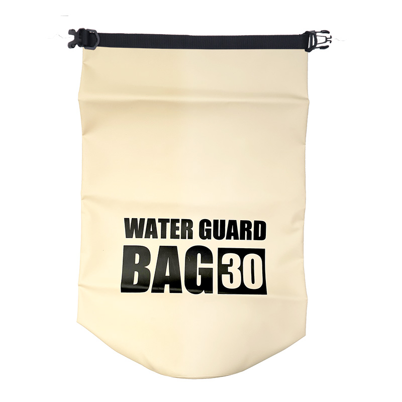 防水バッグ 30L ドライバッグ 釣り アウトドア 海 キャンプ ターポリン ロールトップ 完全防水 ショルダーベルト付 防災 レジャー ウォーターガードバッグ KP-465 WAVE GEAR クリアランス価格