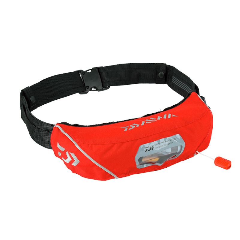 ダイワ ライフジャケット 自動膨張式 手動対応 ウエストタイプ 桜マーク タイプA 国土交通省型式承認品 小型船舶用救命胴衣 DF-2222 インフレータブル 腰巻き 釣り 船用 検定品 DAIWA