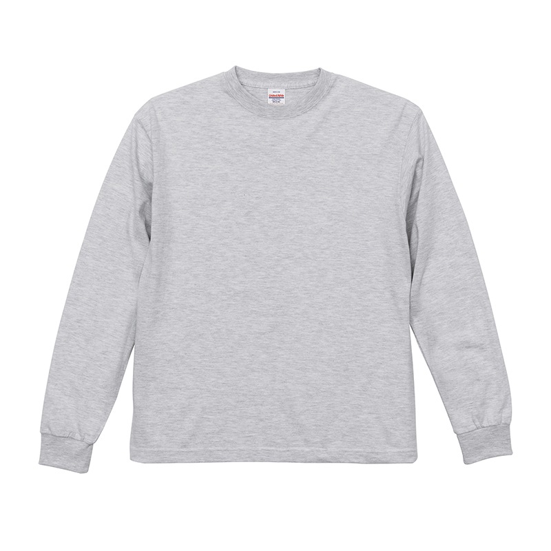 アクアビーチ ロング Tシャツ 袖 カタカナ ロゴ オリジナル プリント 6.2オンス 207 袖口リブ メンズ ユニセックス 長袖 綿 釣り フィッシング
