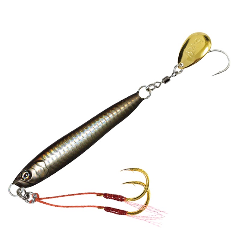 メタルジグ イワシジグ マキスぺ 60g/98mm MBJ06 マグバイト 釣り具 ルアー フィッシング ブレード付き