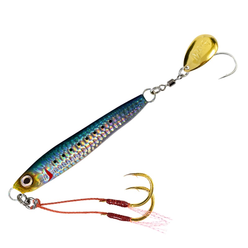 メタルジグ イワシジグ マキスぺ 60g/98mm MBJ06 マグバイト 釣り具 ルアー フィッシング ブレード付き