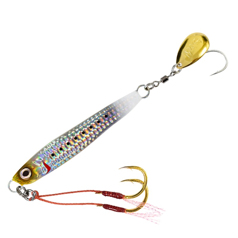 メタルジグ イワシジグ マキスぺ 60g/98mm MBJ06 マグバイト 釣り具 ルアー フィッシング ブレード付き