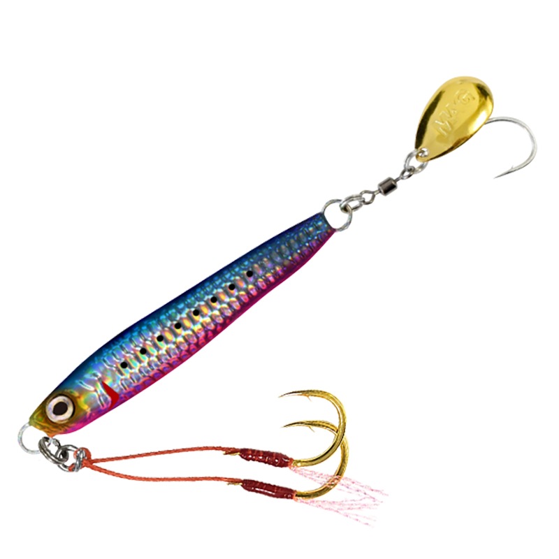 メタルジグ イワシジグ マキスぺ 60g/98mm MBJ06 マグバイト 釣り具 ルアー フィッシング ブレード付き