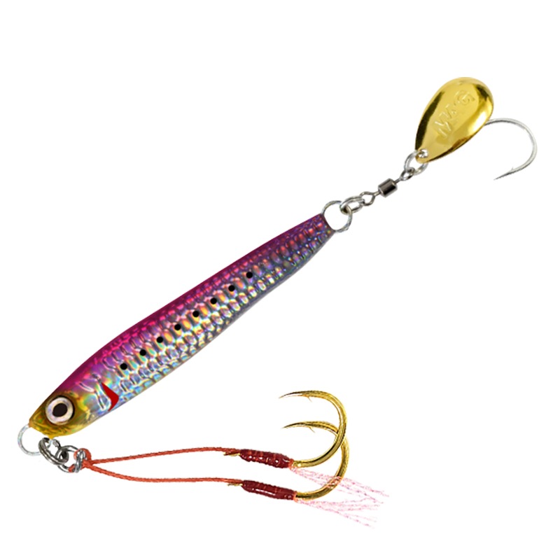 メタルジグ イワシジグ マキスぺ 60g/98mm MBJ06 マグバイト 釣り具 ルアー フィッシング ブレード付き