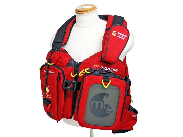 ライフジャケット フィッシング用フローティングベスト レッドムーンライフベスト MZLJ-250 釣り レッド MAZUME マズメ