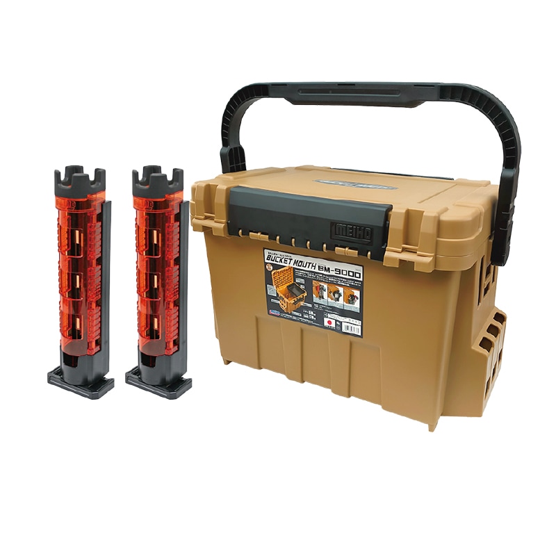 メイホウ バケットマウス BM-9000 オーカー 釣り + ロッドスタンド BM