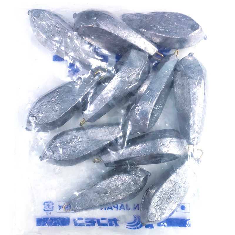 小田原オモリ 25号 1kg 釣り おもり シンカー 日本製 徳用 大容量 仕掛け 船釣り 堤防 胴付 ぶっこみ 六角オモリ 転がりにくい 六角形状 重り 関門工業 根魚 カサゴ ヒラメ タチウオ ナス型形状