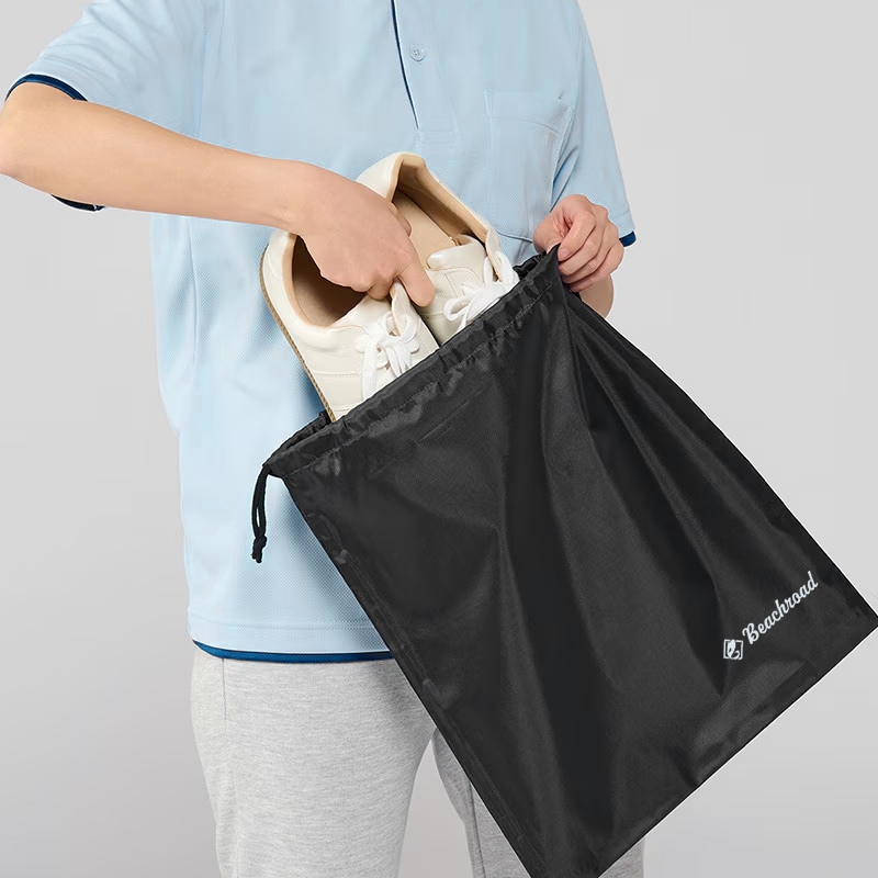 シューズバッグ 巾着 大人 大きめ W36cm×H43cm 釣り フィッシング Beachroad Aquabeach