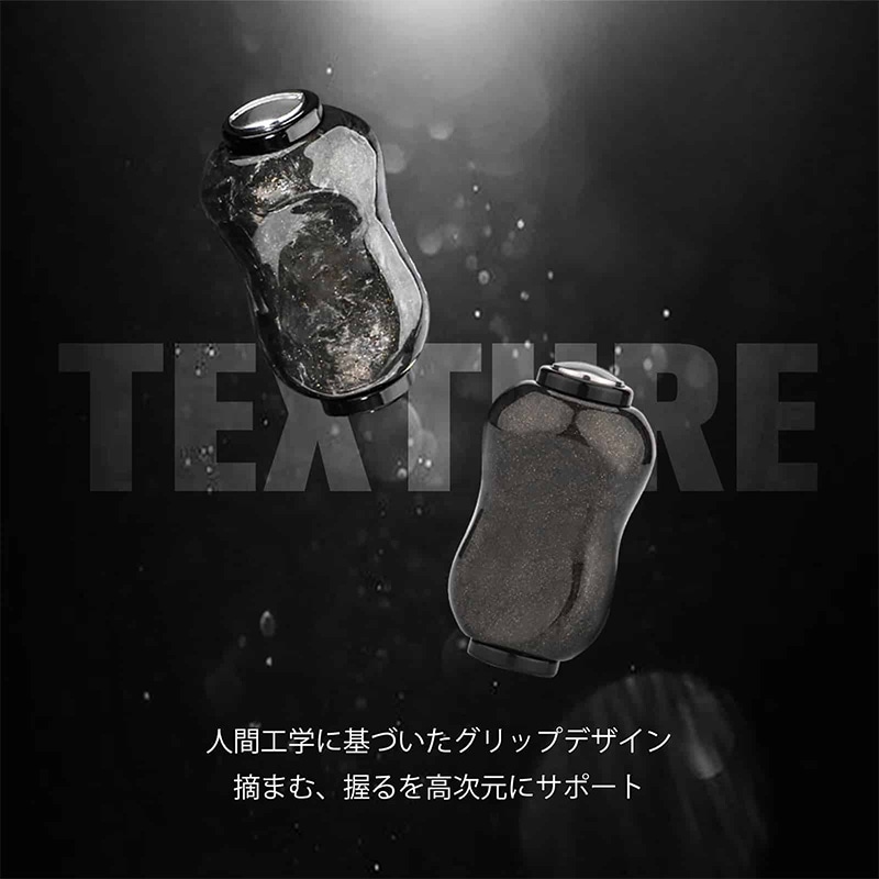 ゴメクサス ハンドルノブ 22mm 鍛造カーボン F22 ブラックパープル K122DFPLBK シマノ タイプA ダイワ タイプS 対応 リール ハンドル ノブ 交換 スピニングリール カスタムパーツ 軽量 ライトゲーム GOMEXUS