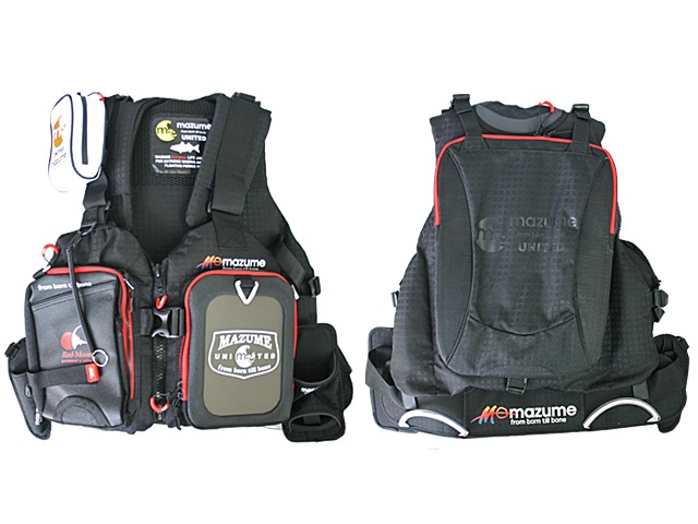 ライフジャケット フィッシング用フローティングベスト レッドムーンライフベスト ロックショアスペシャル MZLJ-309 釣り ブラック MAZUME マズメ