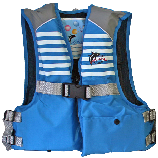 2着セット こども用 ライフジャケット ジュニアフローティングベスト FV-6116 L+L カラー組合せ自由 ファインジャパン 釣り・水遊びに 子供用