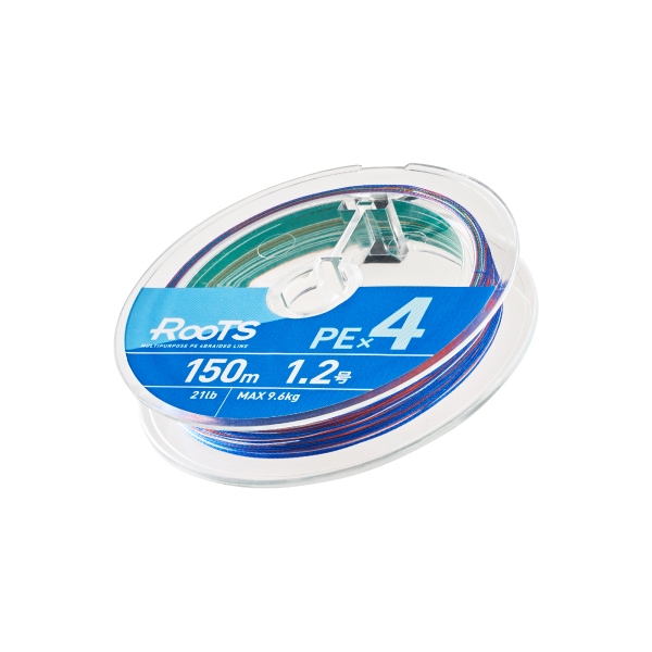 PEライン ルーツ PE×4 マルチカラー 150m 12lb～31lb 5カラー 釣り糸 ライン GOSEN ゴーセン　