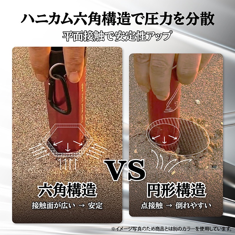 ゴメクサス サーフスタンド ガンメタ スマホスタンド搭載 ロッドスタンド 航空アルミニウム合金 + シリコン 軽量 Z5ZCG330SK 釣り具 GOMEXUS