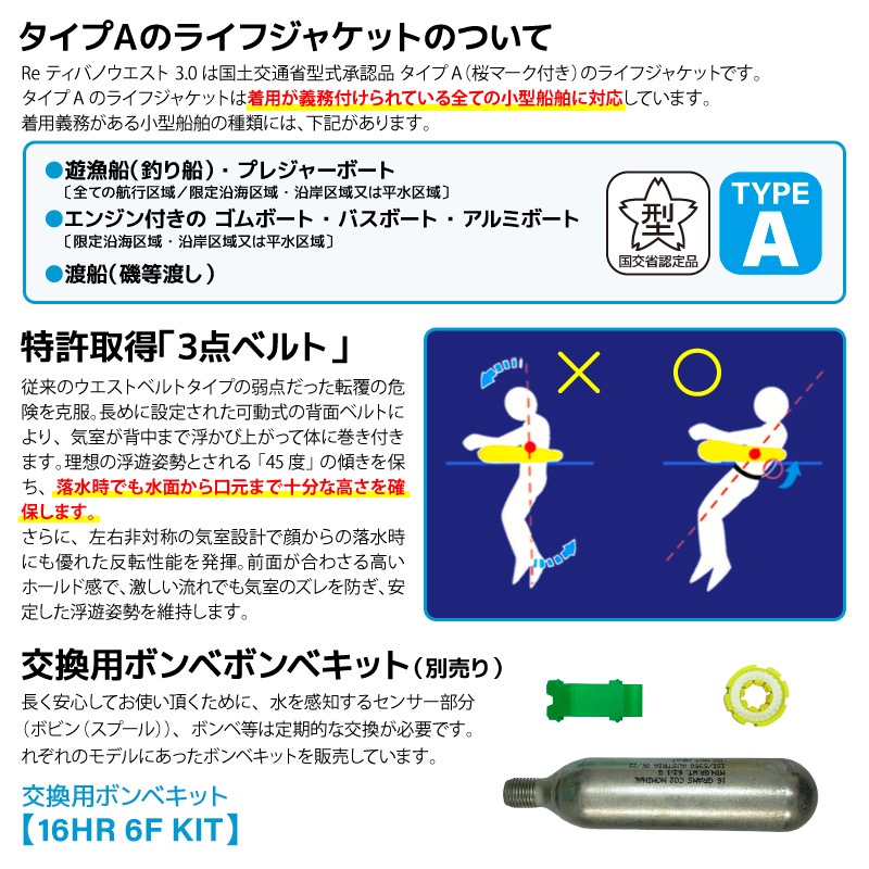 ライフジャケット 自動膨張式 タイプA 桜マーク付 腰巻き 釣り 国交省認定 ウエストベルト 検定品 BSJ-5930RS 2.0 Re ソバーウエスト 2.0 船用 小型船舶用 救命胴衣 高階救命器具 Bluestorm ブルーストーム 津波対策
