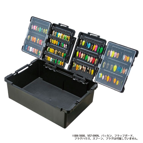 メイホウ様　受注 メイホウ トランスフォームA 釣り ブラック W361×D246×H111mm エリア