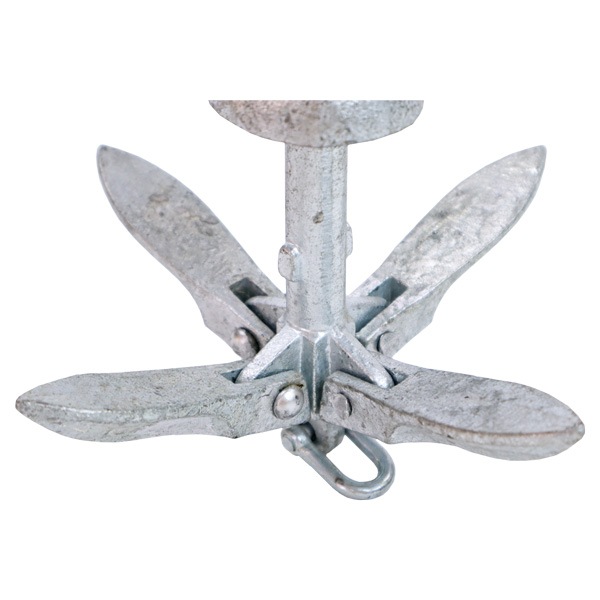 ホールディングアンカー 錨 0.7kg 亜鉛メッキ いかり イカリ 船 小型船舶 ボート カヤック SUP