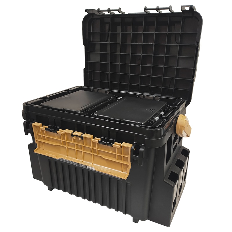 メイホウ ランガンシステムボックス 釣り VS-7090A ブラック×オーカー