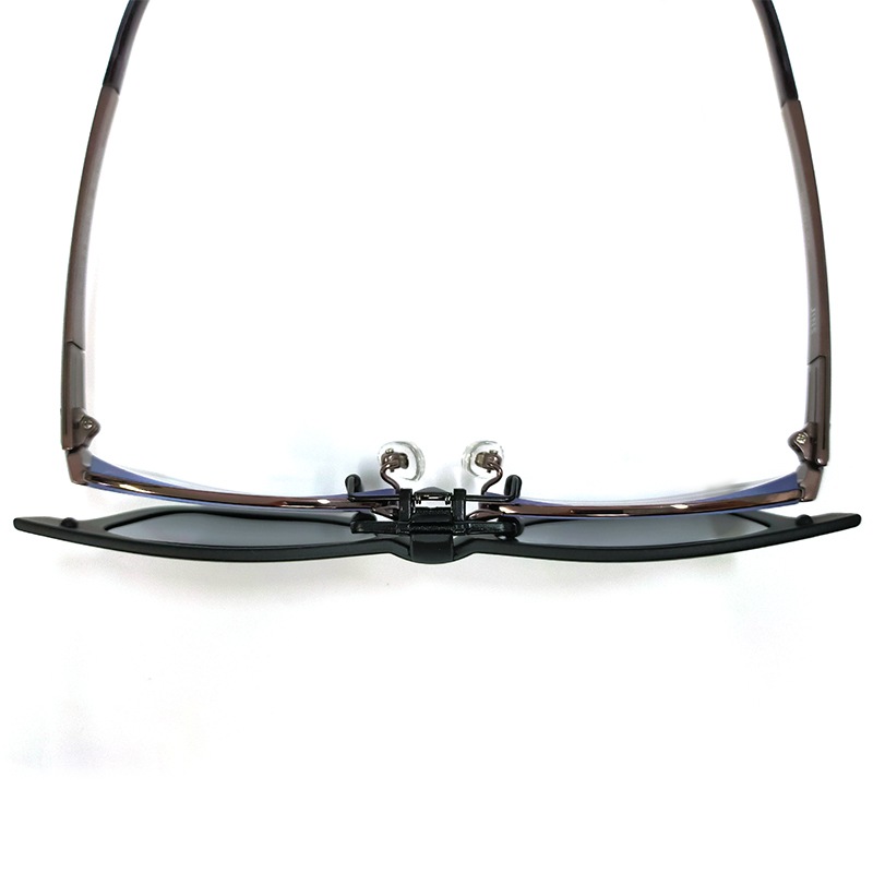 偏光サングラス クリップ式 クリップオングラス メガネ拭き付 FIVE STAR