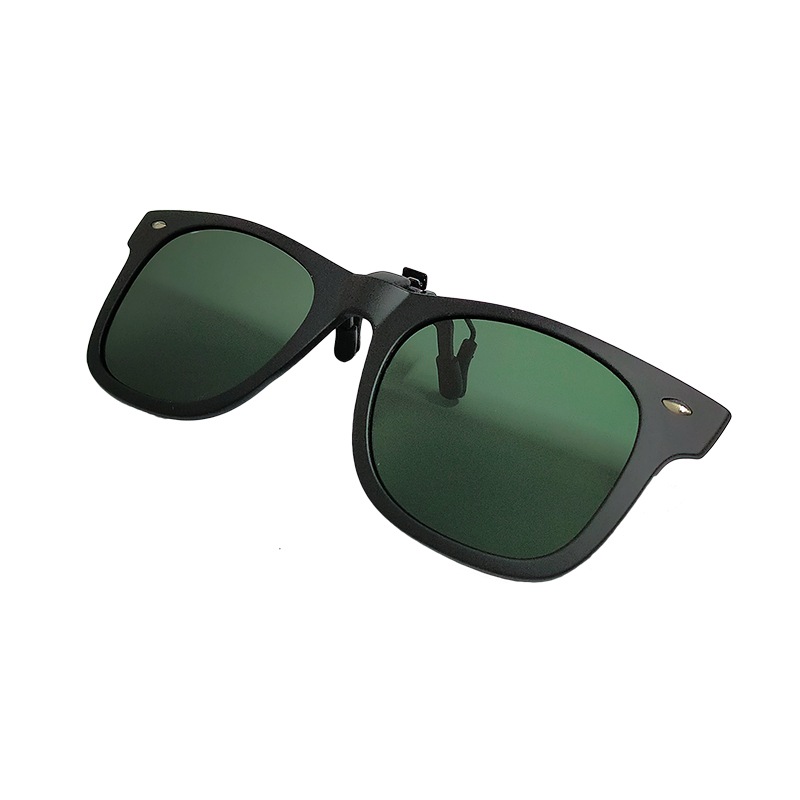 偏光サングラス クリップ式 クリップオングラス メガネ拭き付 FIVE STAR