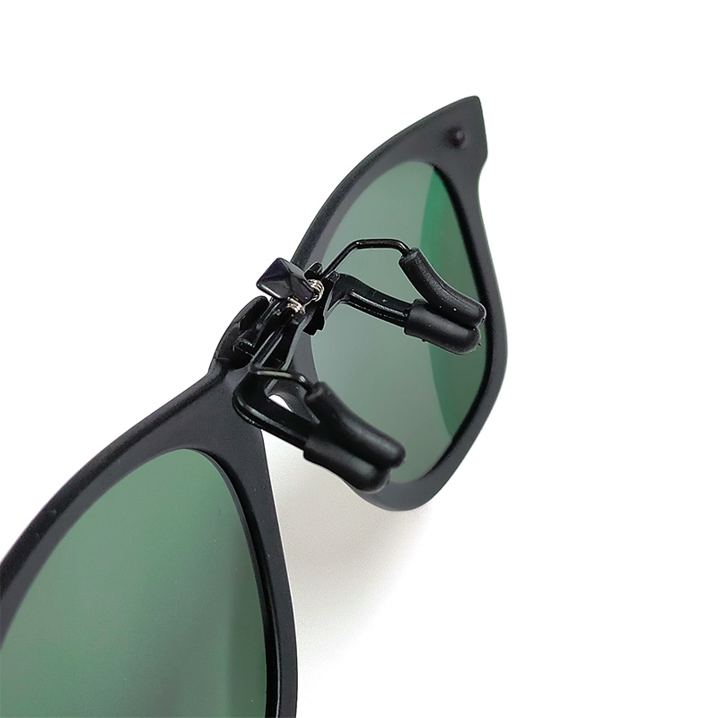 偏光サングラス クリップ式 クリップオングラス メガネ拭き付 FIVE STAR