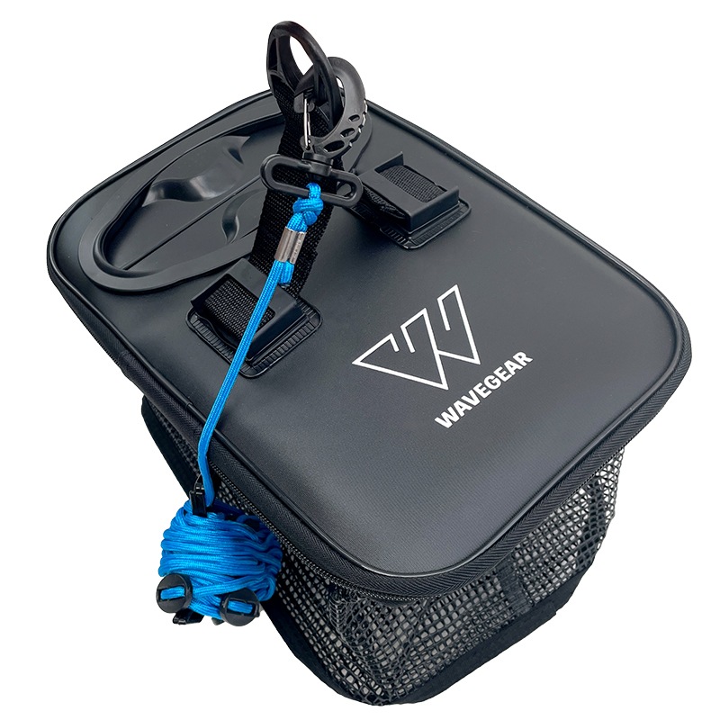 マルチフロートスカリ S 魚活かし 釣り KMY-1731 滑り止めロープ付 330×200×200mm フィッシング WAVE GEAR