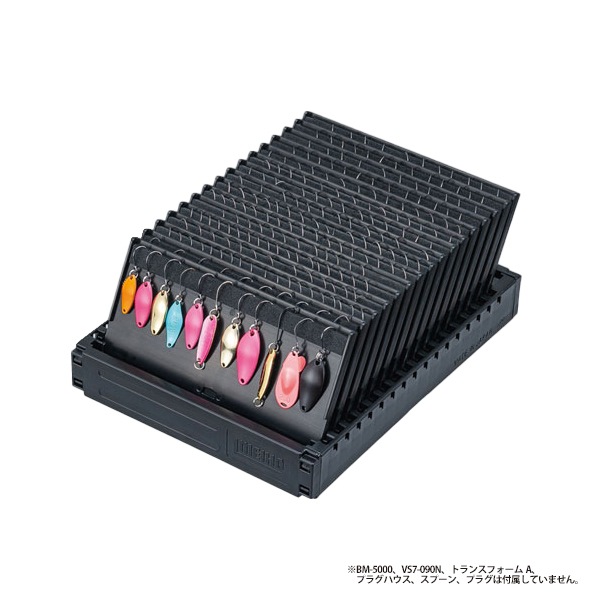 メイホウ フラップボード ブラック 釣り 208×159×81mm トランスフォームA VS-7090A のトレイにジャストフィット エリアトラウト MEIHO 明邦