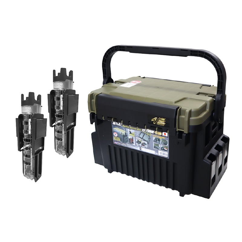 メイホウ ランガンシステムボックス VS-7090N グリーンツートン ロッド