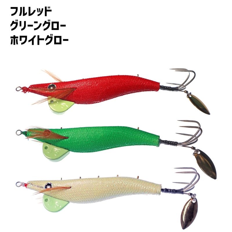 き*ん様 マルキョー　オクトパスハンター 3.5号 タコエギ　80本　大量セット エサ巻き クラーケン 3.5号 3色セット タコエギ タコ釣り