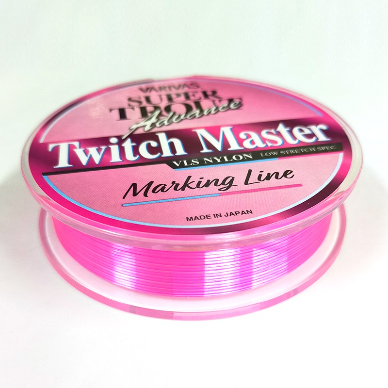 釣り糸 ライン スーパートラウト アドバンス トゥイッチマスター マーキング ナイロン クリア フラッシュピンク ルアー用 渓流釣り バリバス VARIVAS