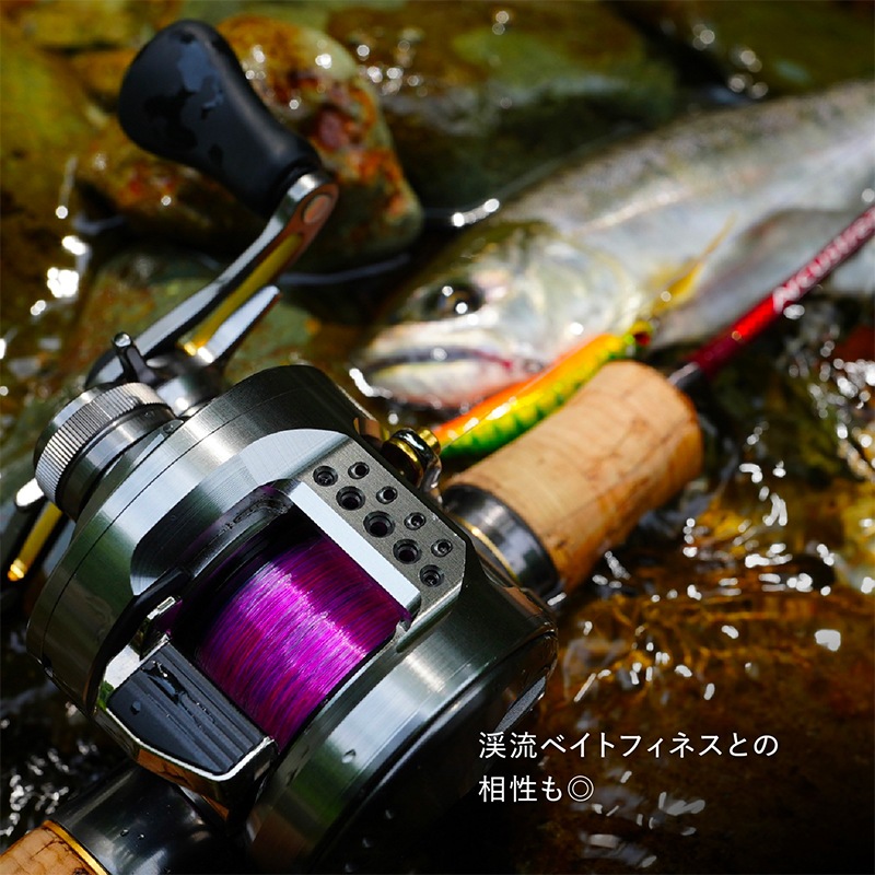釣り糸 ライン スーパートラウト アドバンス トゥイッチマスター マーキング ナイロン クリア フラッシュピンク ルアー用 渓流釣り バリバス VARIVAS
