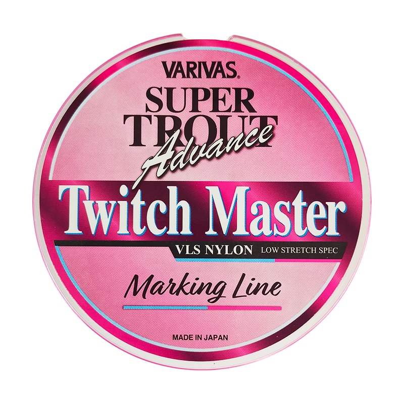 釣り糸 ライン スーパートラウト アドバンス トゥイッチマスター マーキング ナイロン クリア フラッシュピンク ルアー用 渓流釣り バリバス VARIVAS