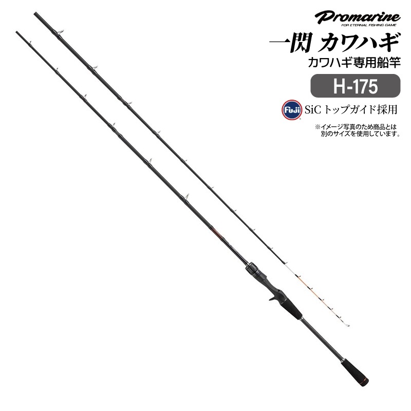 釣り竿 一閃 カワハギ H-175 船 かわはぎ ロッド 適合錘20-50号 フジ