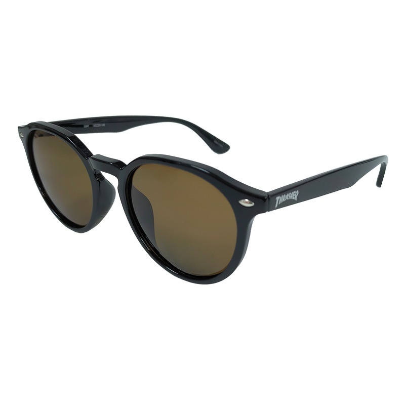THRASHER スラッシャー 偏光サングラス CAIN カイン 1047 UVカット 釣り ドライブ アウトドア キャンプ メンズ レディース ケース付 偏光レンズ ボストン クラウンパント 紫外線対策 ユニセックス GLASSART