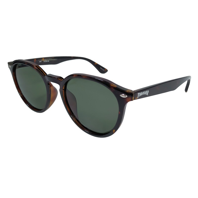 THRASHER スラッシャー 偏光サングラス CAIN カイン 1047 UVカット 釣り ドライブ アウトドア キャンプ メンズ レディース ケース付 偏光レンズ ボストン クラウンパント 紫外線対策 ユニセックス GLASSART