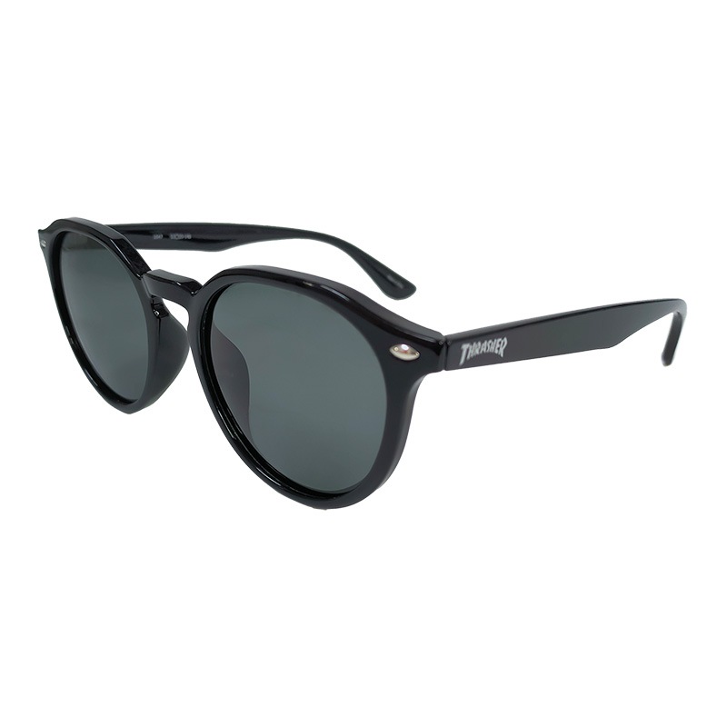 THRASHER スラッシャー 偏光サングラス CAIN カイン 1047 UVカット 釣り ドライブ アウトドア キャンプ メンズ レディース ケース付 偏光レンズ ボストン クラウンパント 紫外線対策 ユニセックス GLASSART