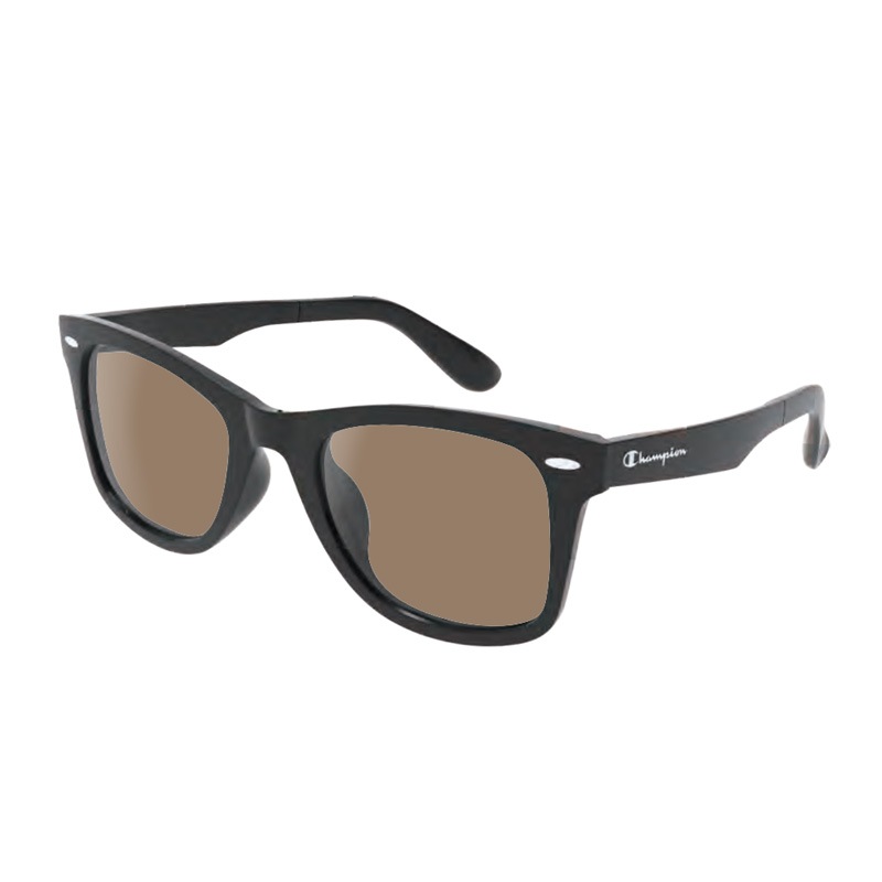 Champion チャンピオン 調光偏光サングラス CH2167 UVカット 釣り ラバーモダン ドライブ アウトドア メンズ フルリム メガネ拭き付 布袋付 度付き対応 軽量 ウェリントン GLASSART
