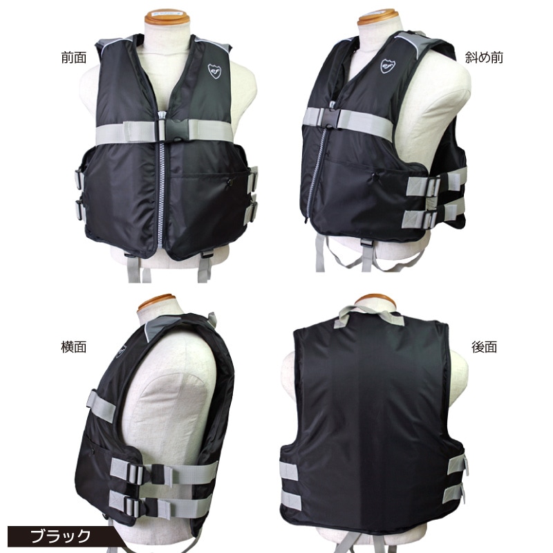 K*o様 YAMAHA TYPE A ブラックライフジャケット膨張式 4個セット