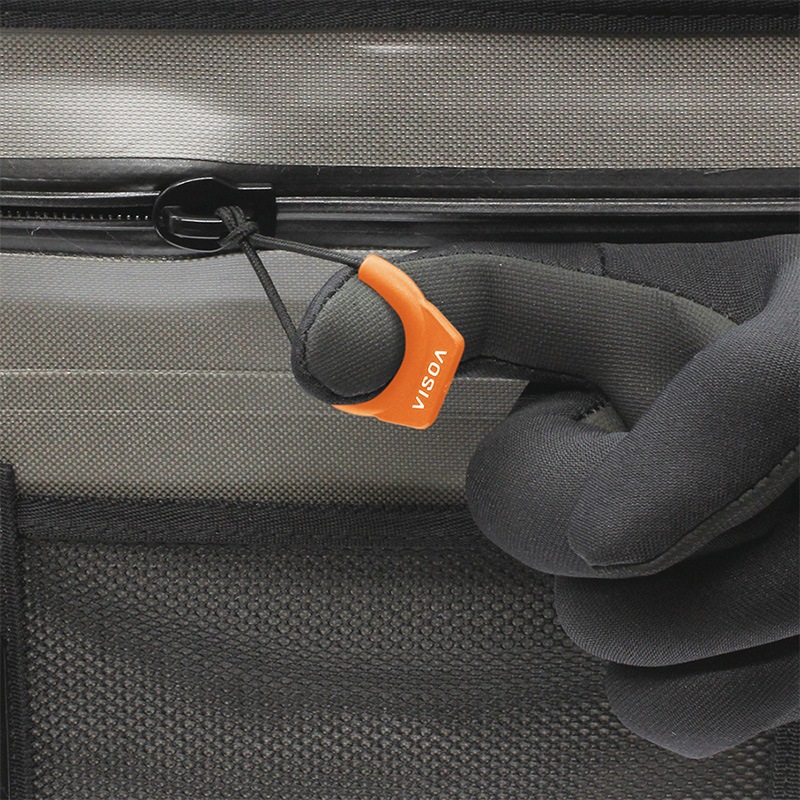 ジッパープル ジッパータブ オレンジ 3個入 ファスナー引き手 交換 後付け 開閉スムーズ 滑りにくい エラストマー アウトドア 釣り テント ジャケット バッグ バッカン 目印 UA29 VISOA ビソア 槌屋ヤック 取り寄せ商品