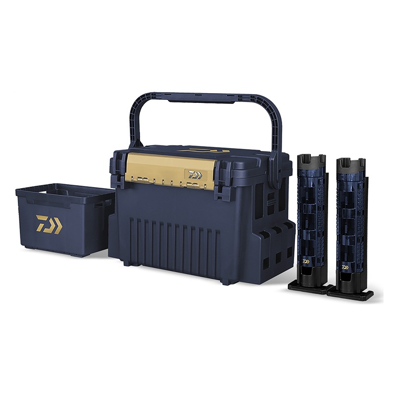 ダイワ タックルボックス TB7000HS カスタム ネイビーSP ロッド