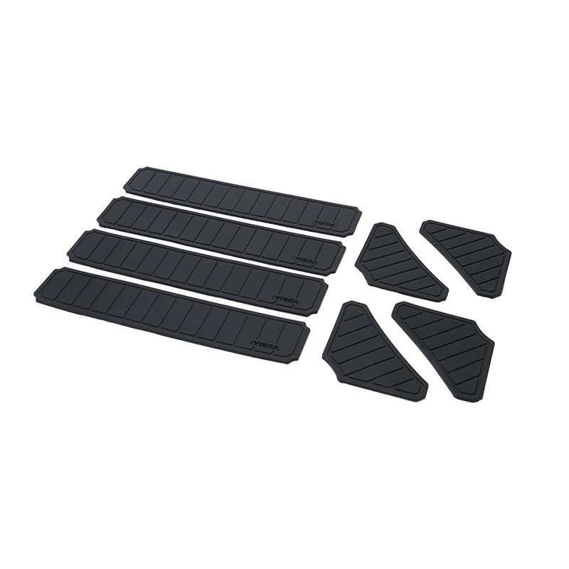 すべり止め ガードシート クーラーボックス用 天面 角 保護 シリコン 高耐久 傷防止 ノンスリップ 両面テープ タックルボックス 釣り アウトドア 天板保護 角ガード UA34 VISOA ビソア 槌屋ヤック 取り寄せ商品