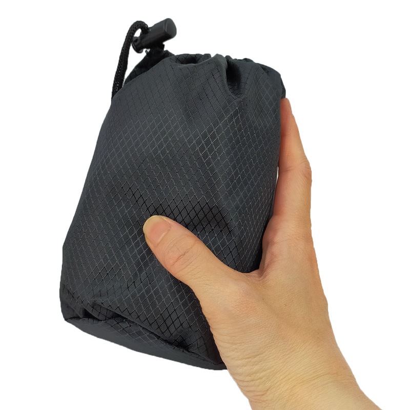 折りたたみ リュック 軽量 丈夫 止水ファスナー 撥水 折り畳みリュックサック 超コンパクト 220g エコバッグ メンズ レディース 登山 釣り アウトドア 旅行 防災 サブバッグ BG-4201 ブラック ファインジャパン