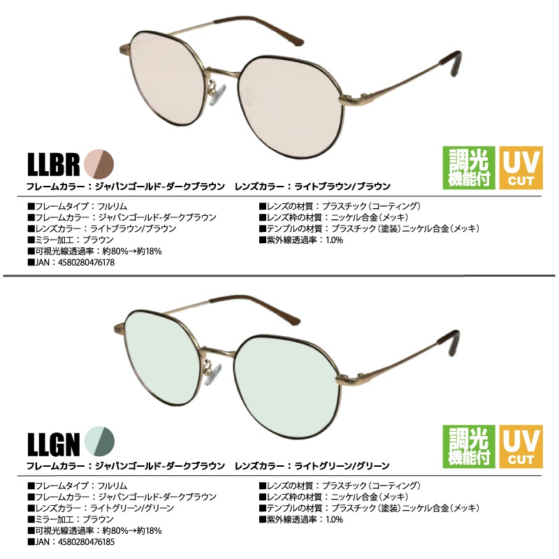 GPRIDE ジープライド 調光サングラス GP2031 ASH アッシュ UVカット 釣り 屋内外対応 ドライブ アウトドア メンズ レディース フルリム メガネ拭き付 布袋付 軽量 ボストン GLASSART
