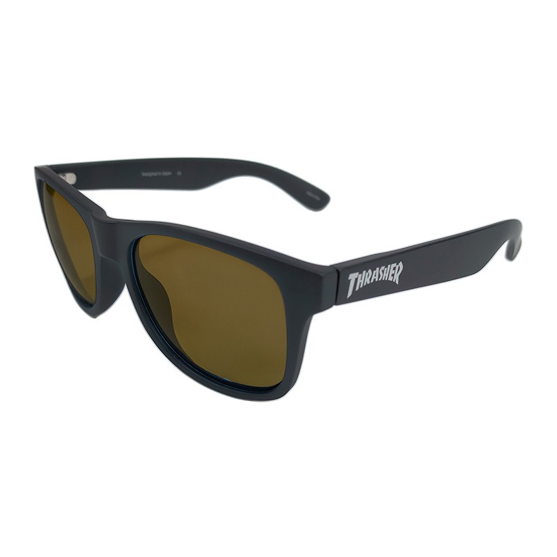 THRASHER スラッシャー 偏光サングラス RADICAL ラディカル 1013 UVカット 釣り ドライブ アウトドア メンズ レディース ケース付 偏光レンズ ボストン ウェリントン 紫外線対策 ユニセックス GLASSART