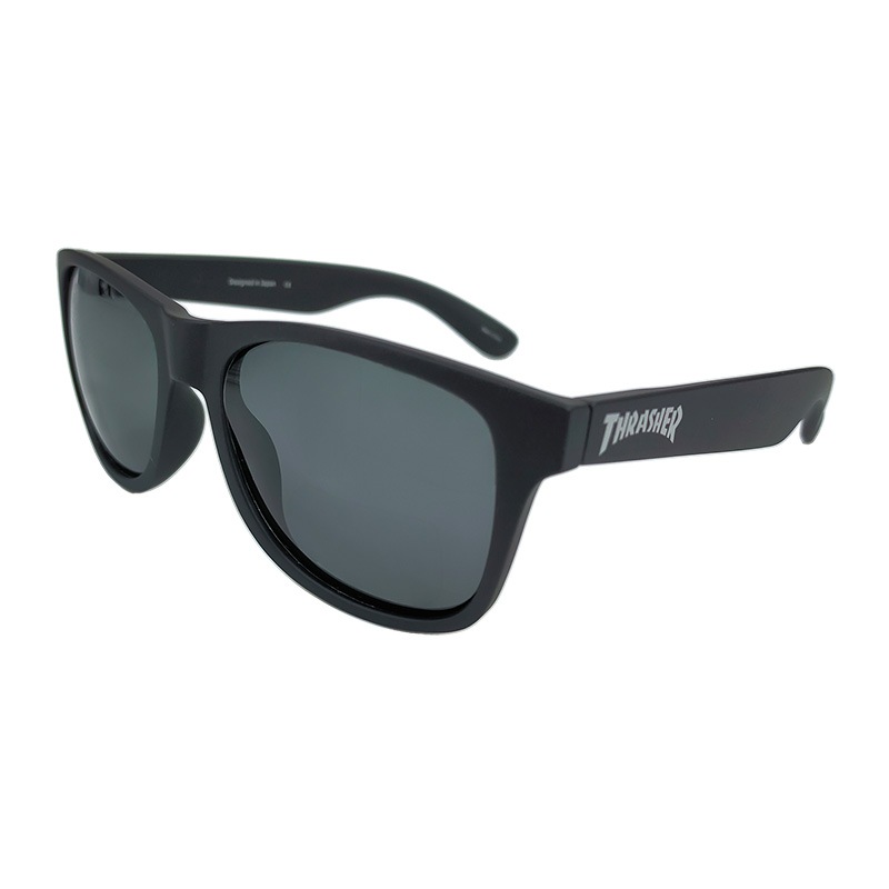 THRASHER スラッシャー 偏光サングラス RADICAL ラディカル 1013 UVカット 釣り ドライブ アウトドア メンズ レディース ケース付 偏光レンズ ボストン ウェリントン 紫外線対策 ユニセックス GLASSART