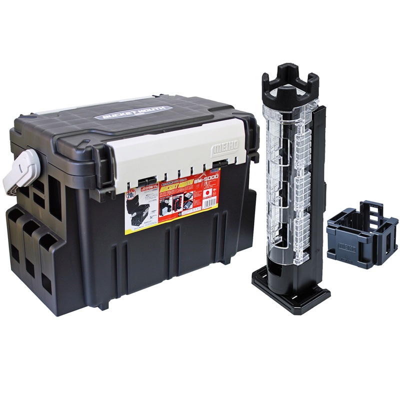 メイホウ バケットマウスBM-5000 ブラック ロッドスタンド + マルチ