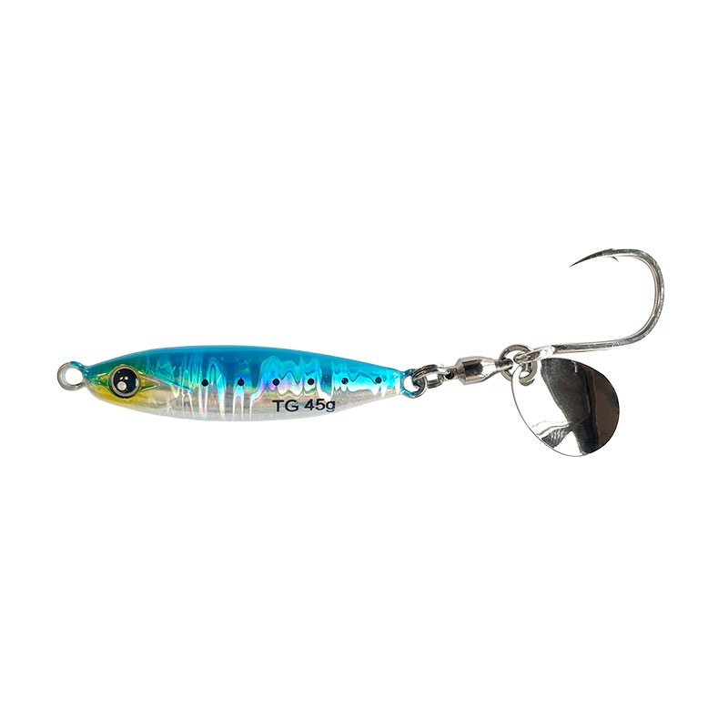 アナライザー FATSPIN TG メタルジグ 45g 釣り KG-398 ブレード