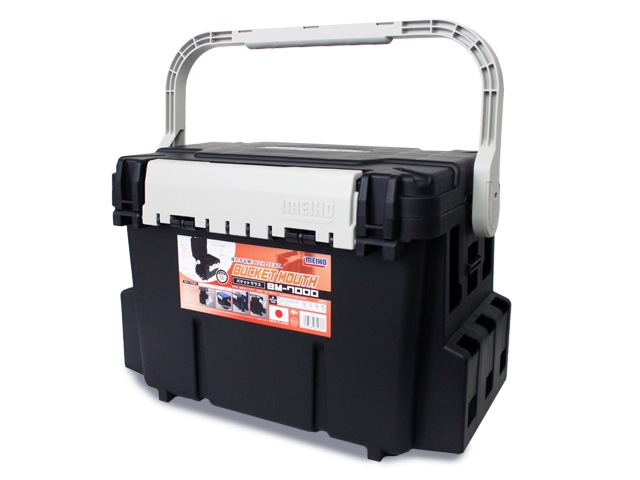 メイホウ バケットマウス BM-7000 ブラック 28L タックルボックス ロッドスタンドBM-300Light + ストッカーBM-3020D 3点セット 座れる 収納ハードケース ランガン 船釣り 堤防 日本製 明邦化学工業 MEIHO