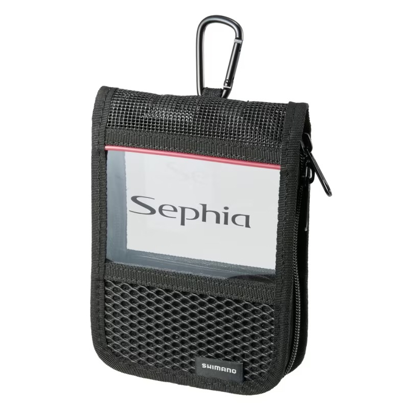 シマノ セフィア ドライメッシュホルダー  ブラック Sサイズ BP-222W 釣り 4.5×13×18cm 8本収納 エギング エギケース  収納 エギストッカー フィッシング